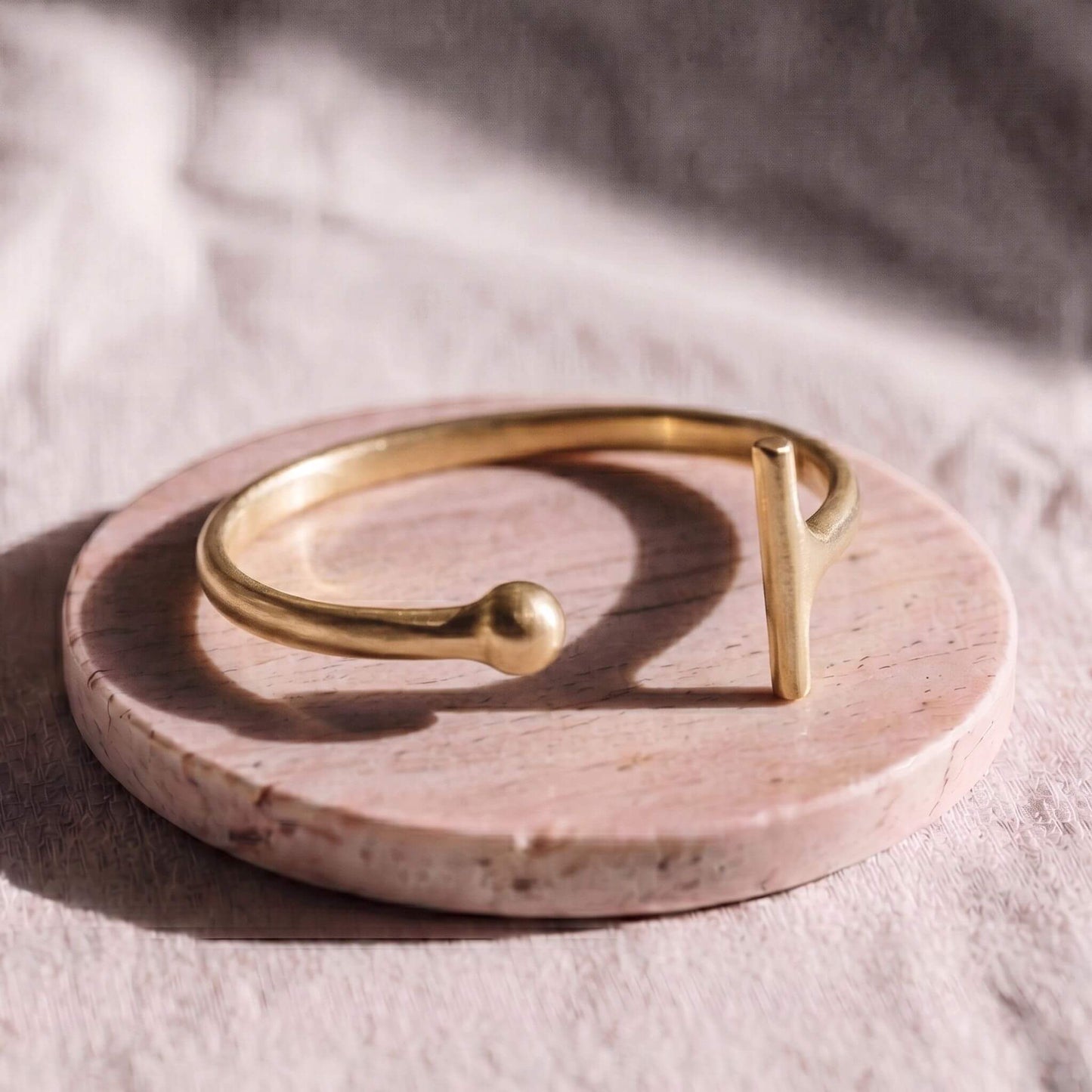 Teardrop Asymmetrical Cuff Bracelet | Shaba
