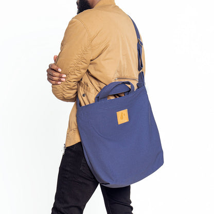 Canvas Carry-All Crossbody Bag | Amani