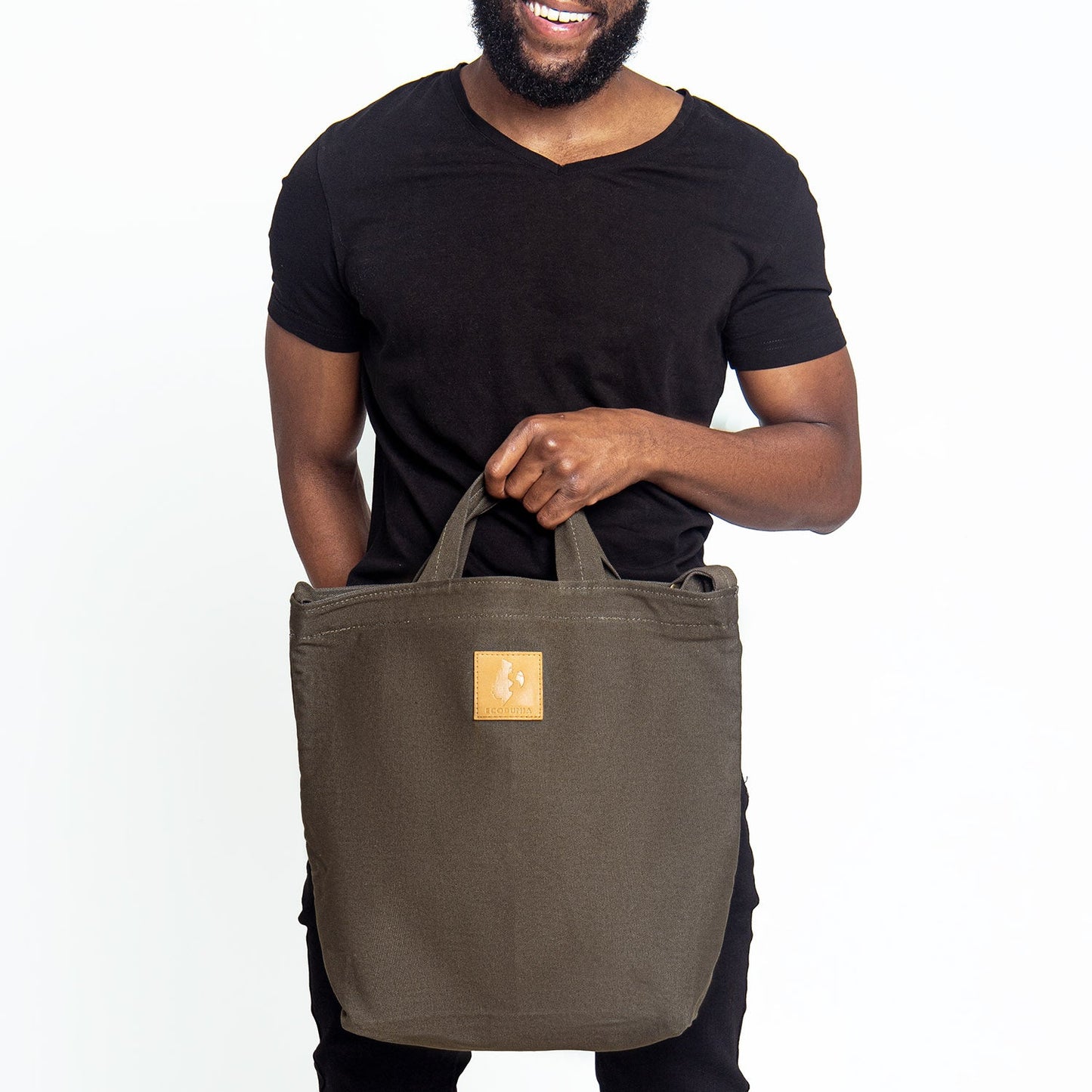 Canvas Carry-All Crossbody Bag | Amani