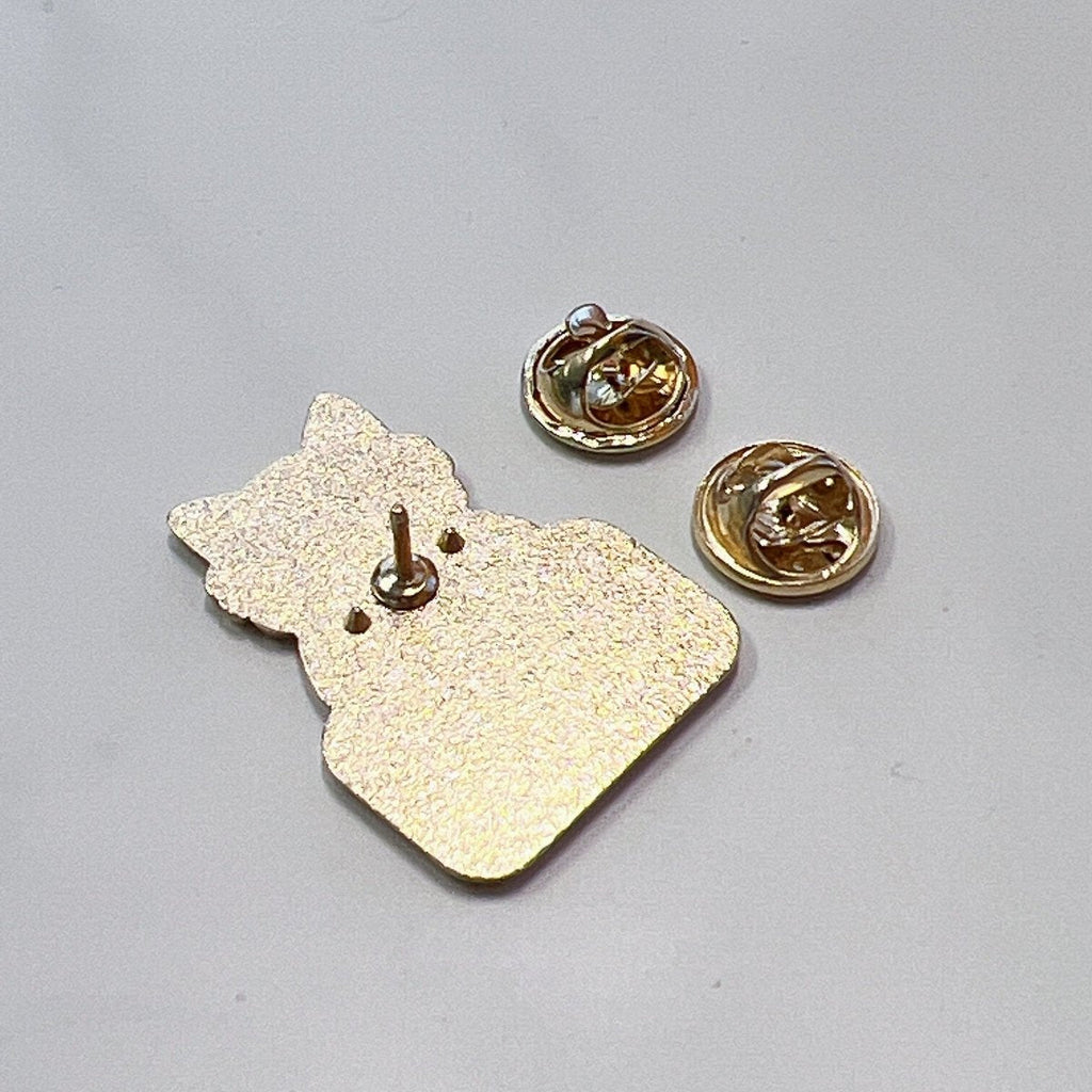 Work Hard for Cat Enamel Pin – Cute Gift for Proud Pet Owners