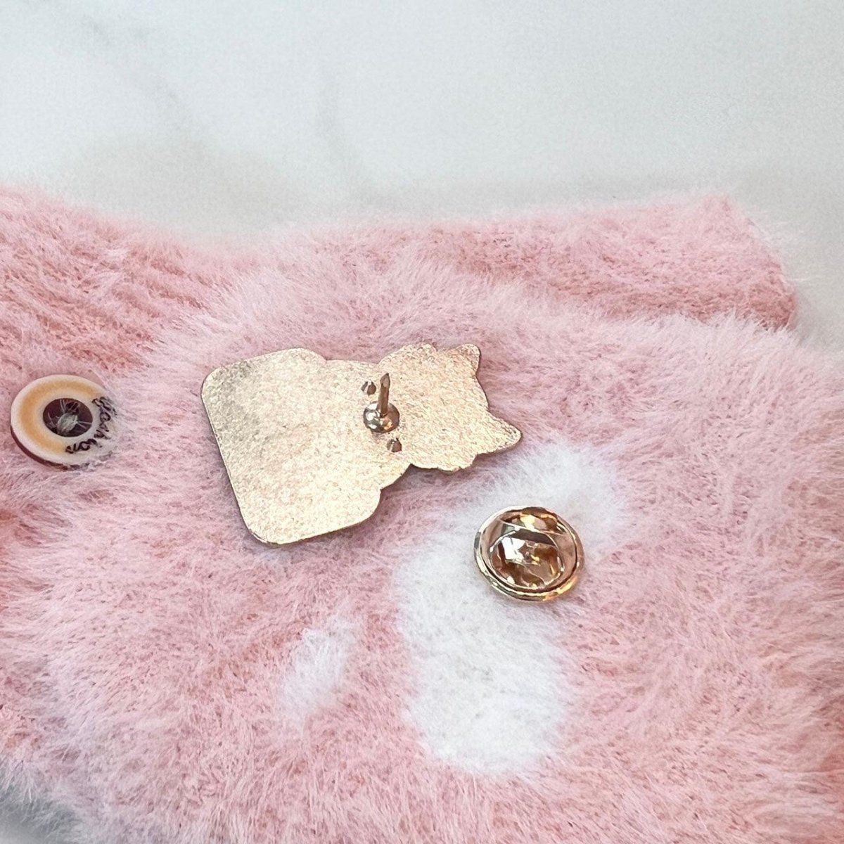 Work Hard for Cat Enamel Pin – Cute Gift for Proud Pet Owners