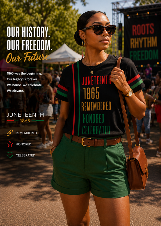 Pan African Pride – Juneteenth Women's Graphic Tee