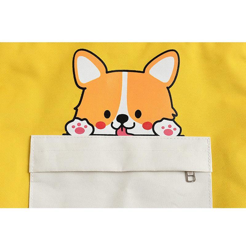 Cute Shiba Inu Tote Bag – Canvas Crossbody Bag for Dog Lovers