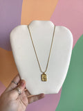 Luna Charm Titanium Necklace