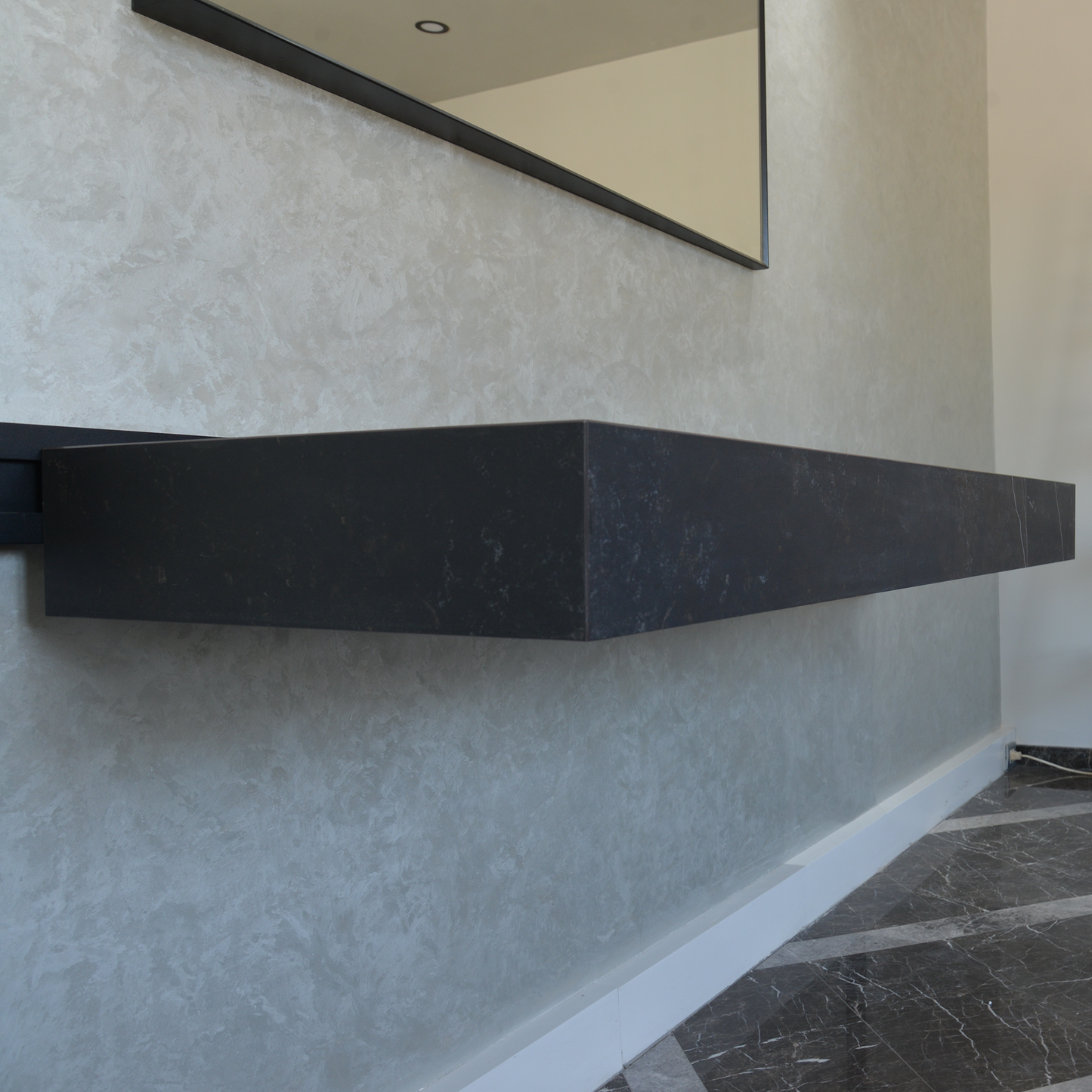 Engineered Porcelain Sink Dekton Kelya Handcrafted Modern Kitchen and Bath Design