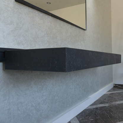 Engineered Porcelain Sink Dekton Kelya Handcrafted Modern Kitchen and Bath Design