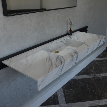 Handcrafted Dekton Onirika Trance Engineered Porcelain Sink