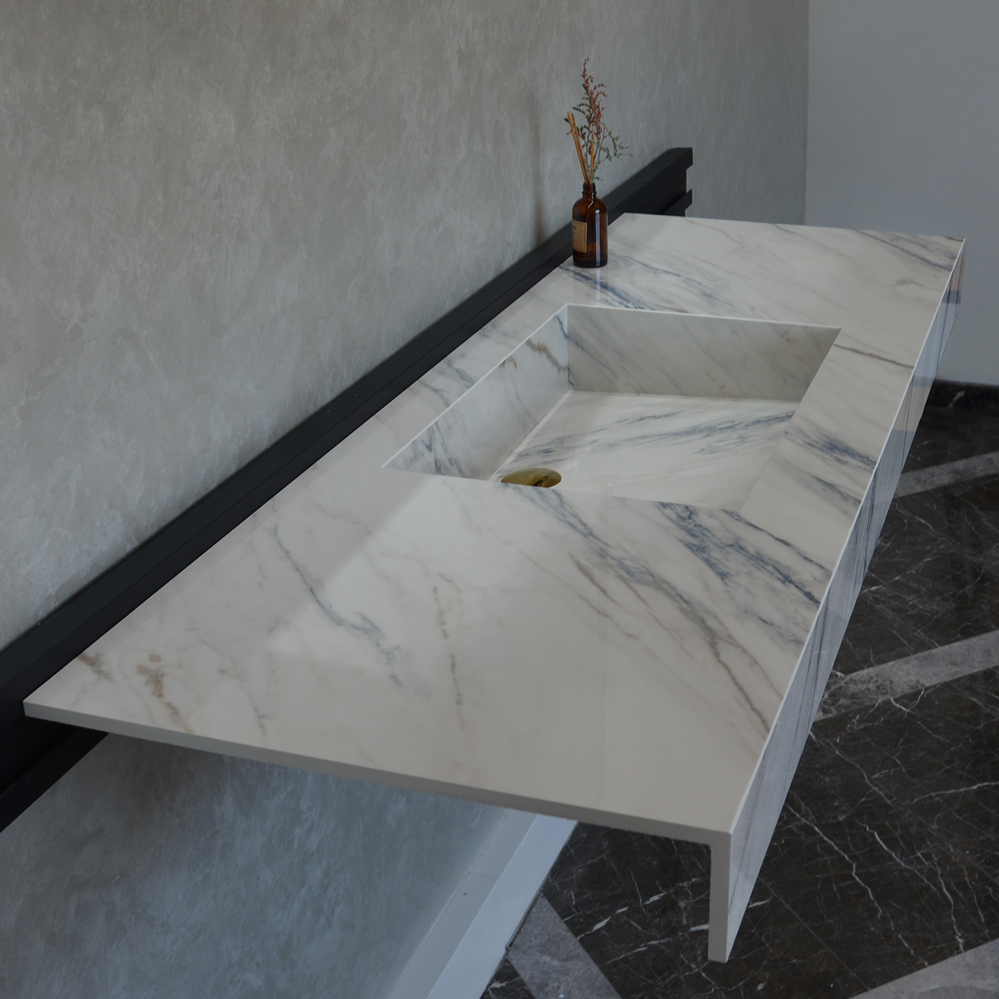 Handcrafted Dekton Onirika Trance Engineered Porcelain Sink