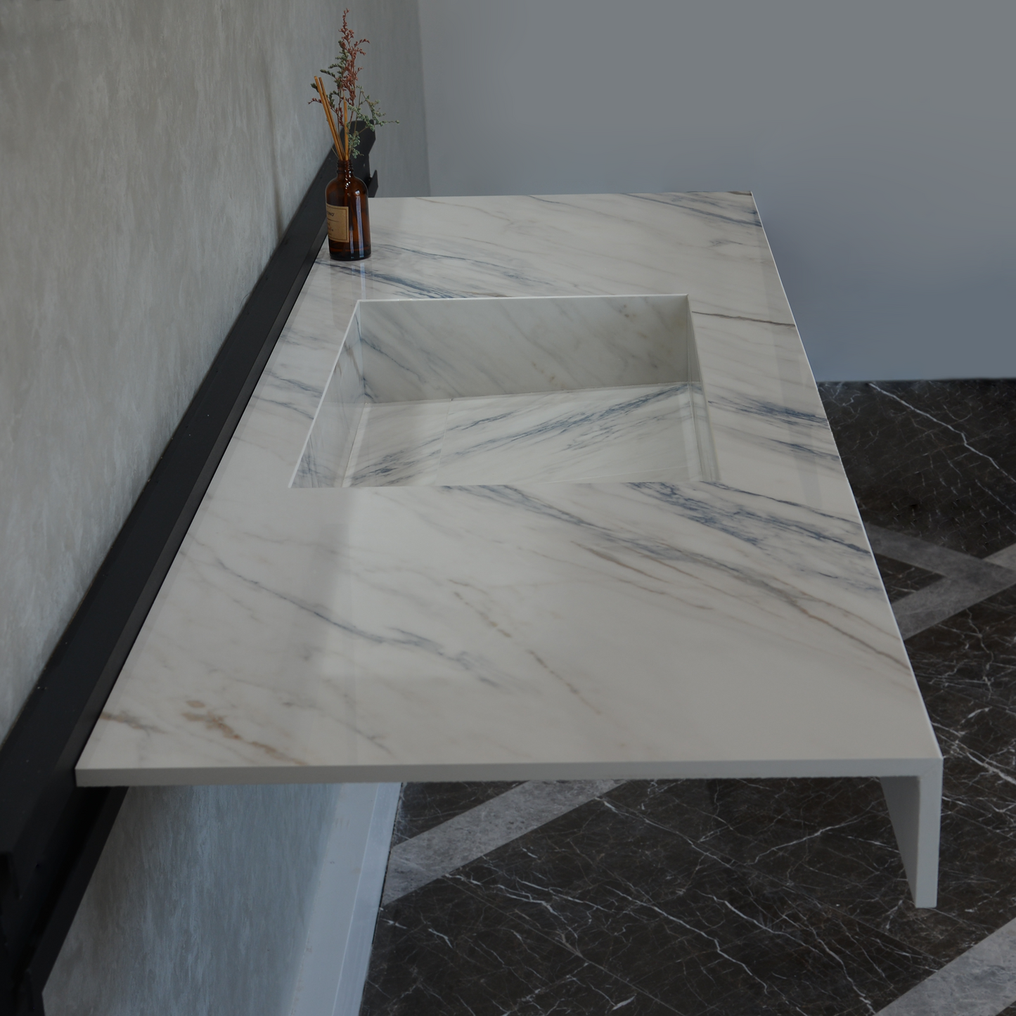 Handcrafted Dekton Onirika Trance Engineered Porcelain Sink