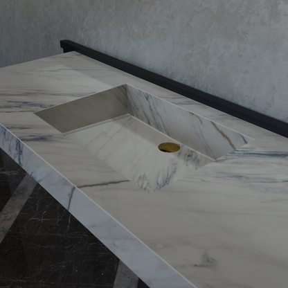 Handcrafted Dekton Onirika Trance Engineered Porcelain Sink