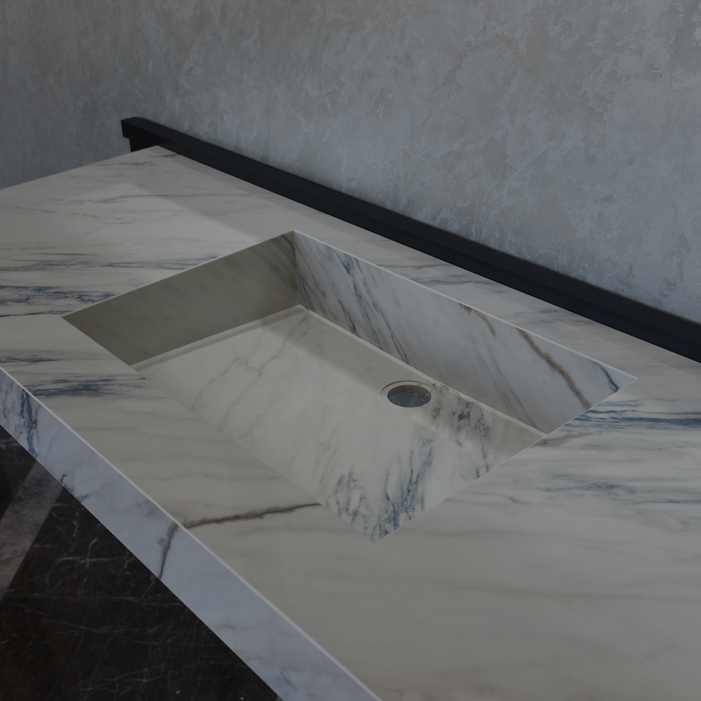 Handcrafted Dekton Onirika Trance Engineered Porcelain Sink