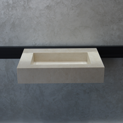 Light Pearl Marble Sink - Handcrafted Premium Artisan Finish