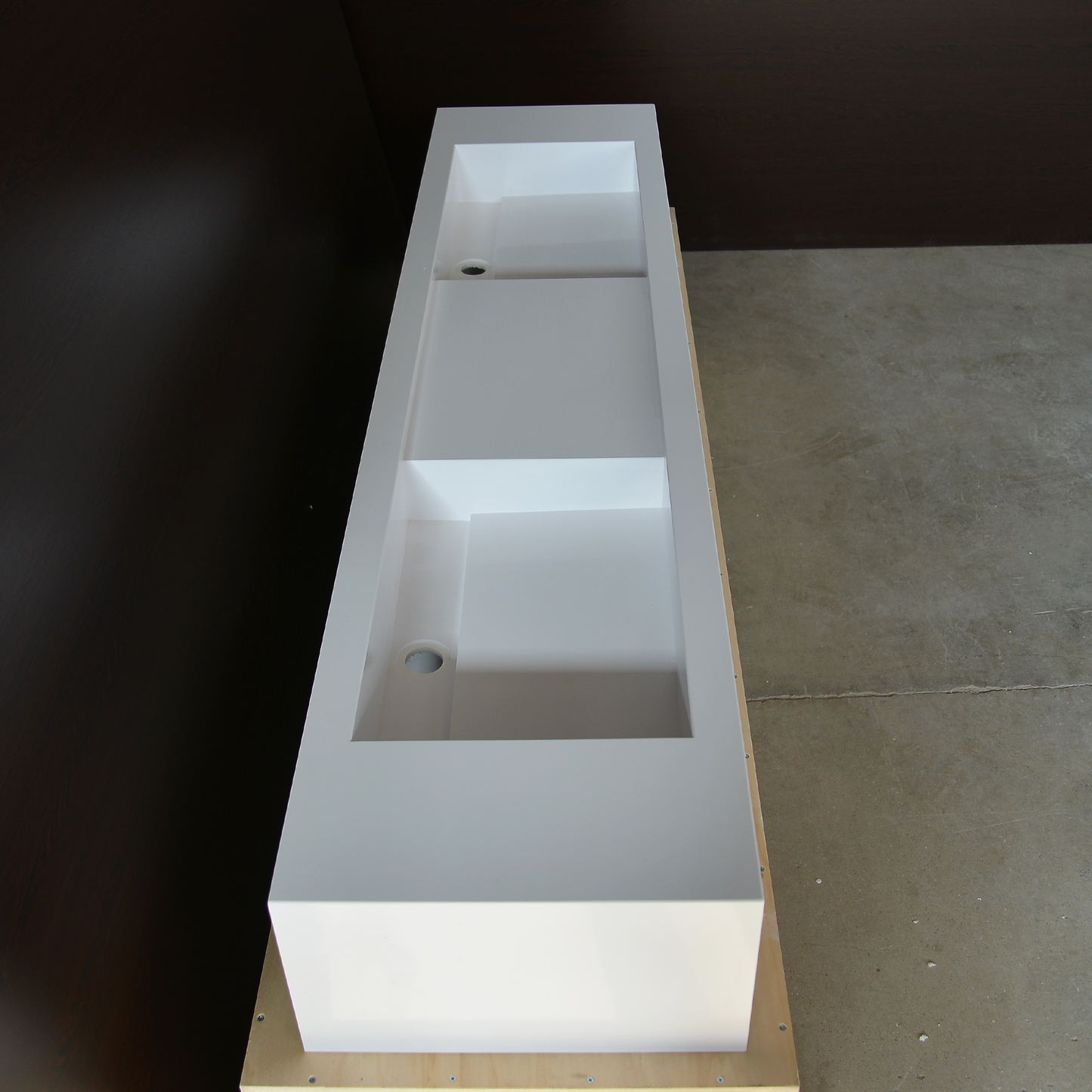 Handcrafted Double Quartz Kitchen Sink - Custom Engineered Stone