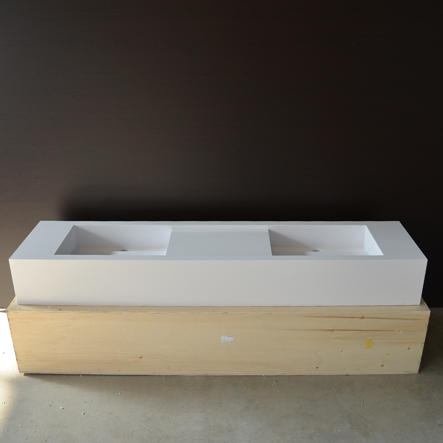 Handcrafted Double Quartz Kitchen Sink - Custom Engineered Stone