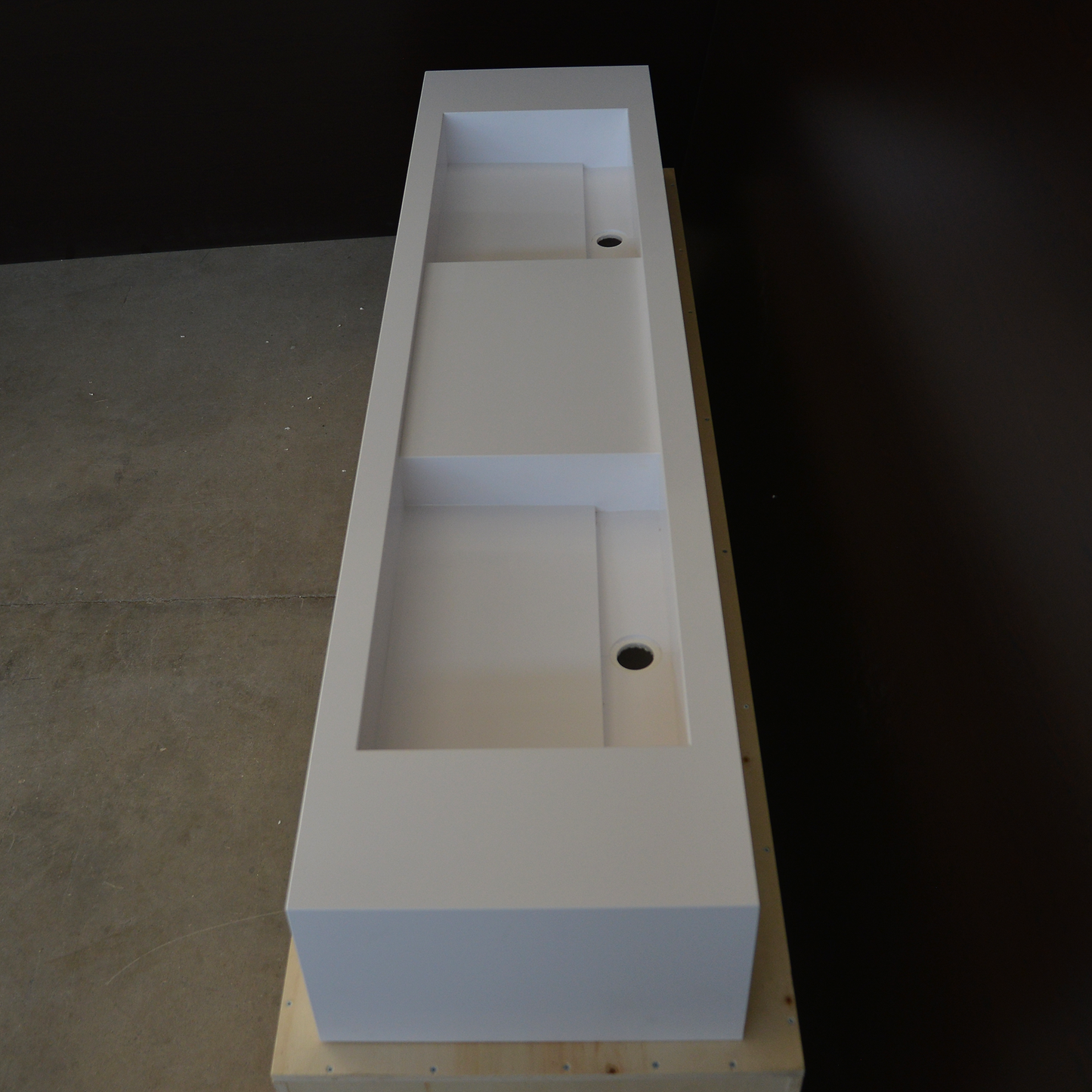 Handcrafted Double Quartz Kitchen Sink - Custom Engineered Stone