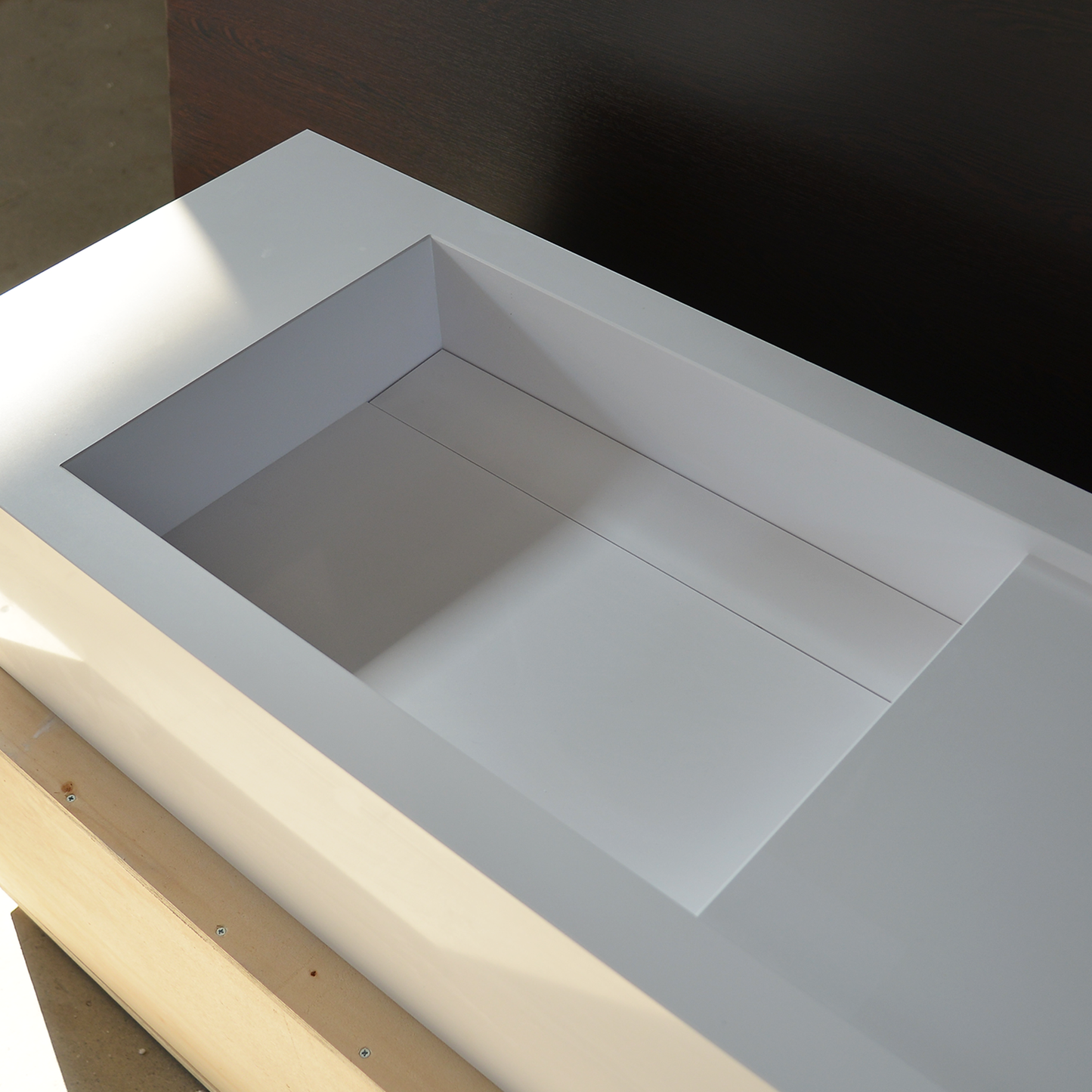Handcrafted Double Quartz Kitchen Sink - Custom Engineered Stone