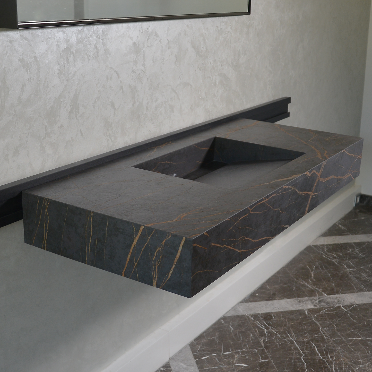 Engineered Porcelain Kitchen Sink - Laurent Handcrafted Design