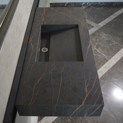 Engineered Porcelain Kitchen Sink - Laurent Handcrafted Design