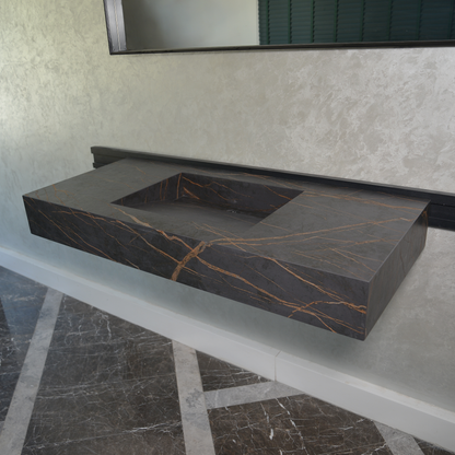 Engineered Porcelain Kitchen Sink - Laurent Handcrafted Design
