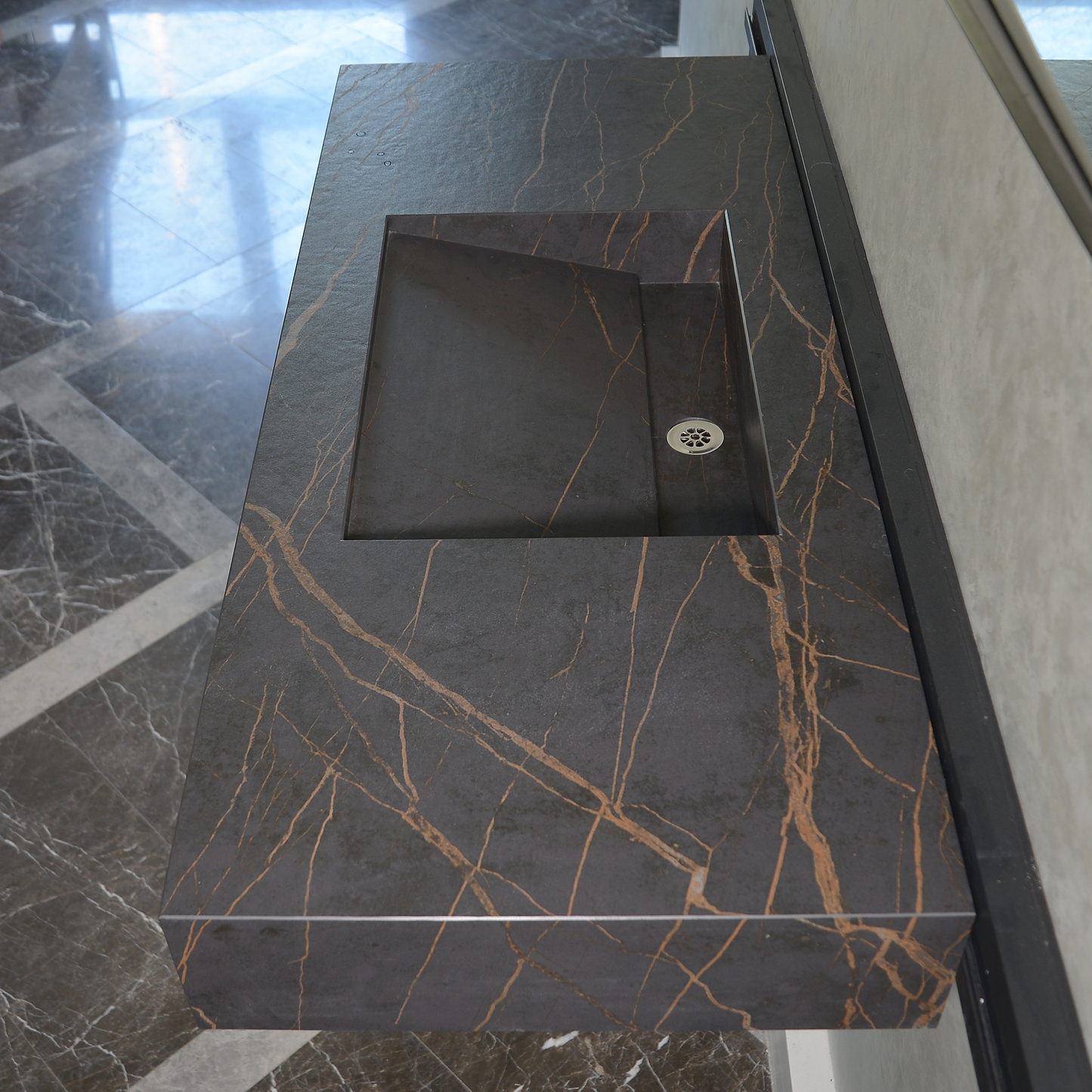 Engineered Porcelain Kitchen Sink - Laurent Handcrafted Design