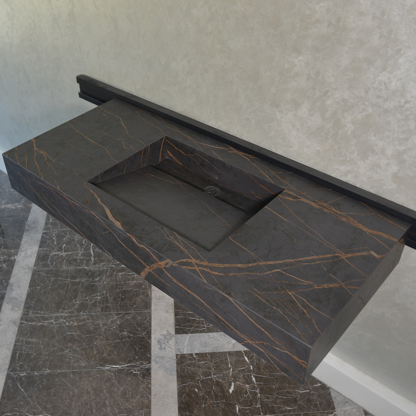 Engineered Porcelain Kitchen Sink - Laurent Handcrafted Design