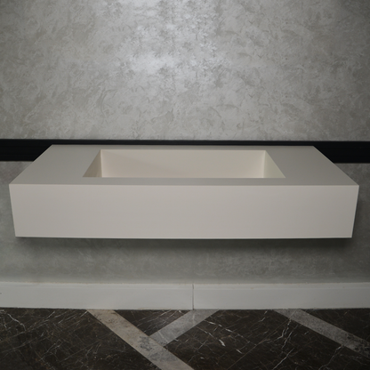 Absolute White Engineered Porcelain Handcrafted Sink with Scratch Resistant Finish