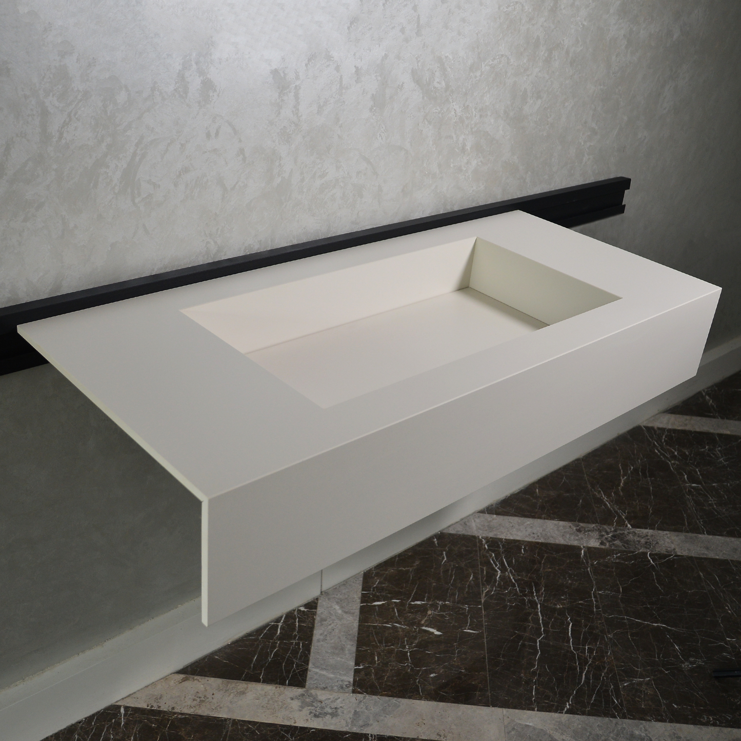 Absolute White Engineered Porcelain Handcrafted Sink with Scratch Resistant Finish