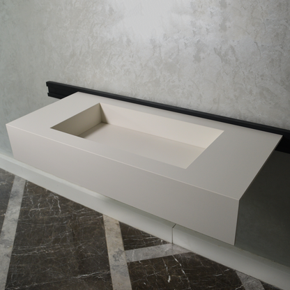 Absolute White Engineered Porcelain Handcrafted Sink with Scratch Resistant Finish