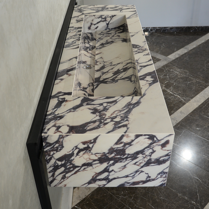 Engineered Porcelain Sink - Calacatta Viola Handcrafted Italian