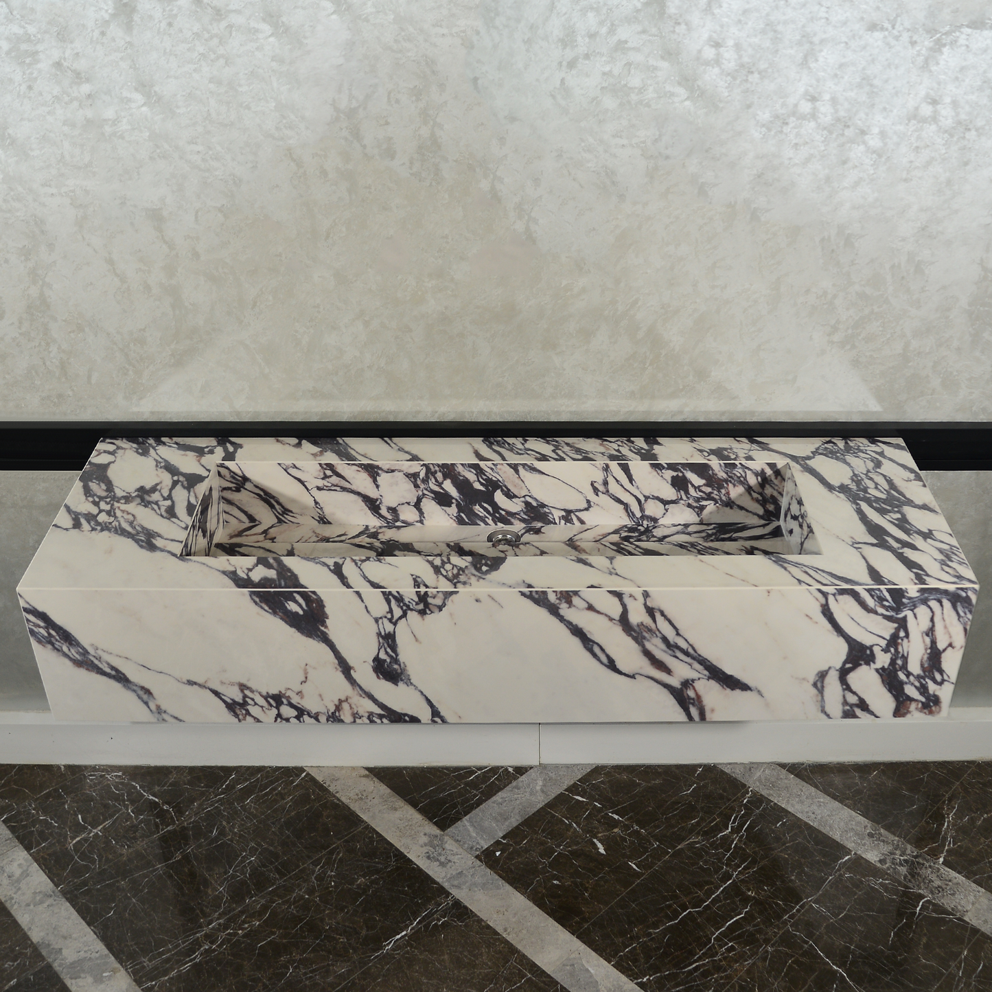 Engineered Porcelain Sink - Calacatta Viola Handcrafted Italian