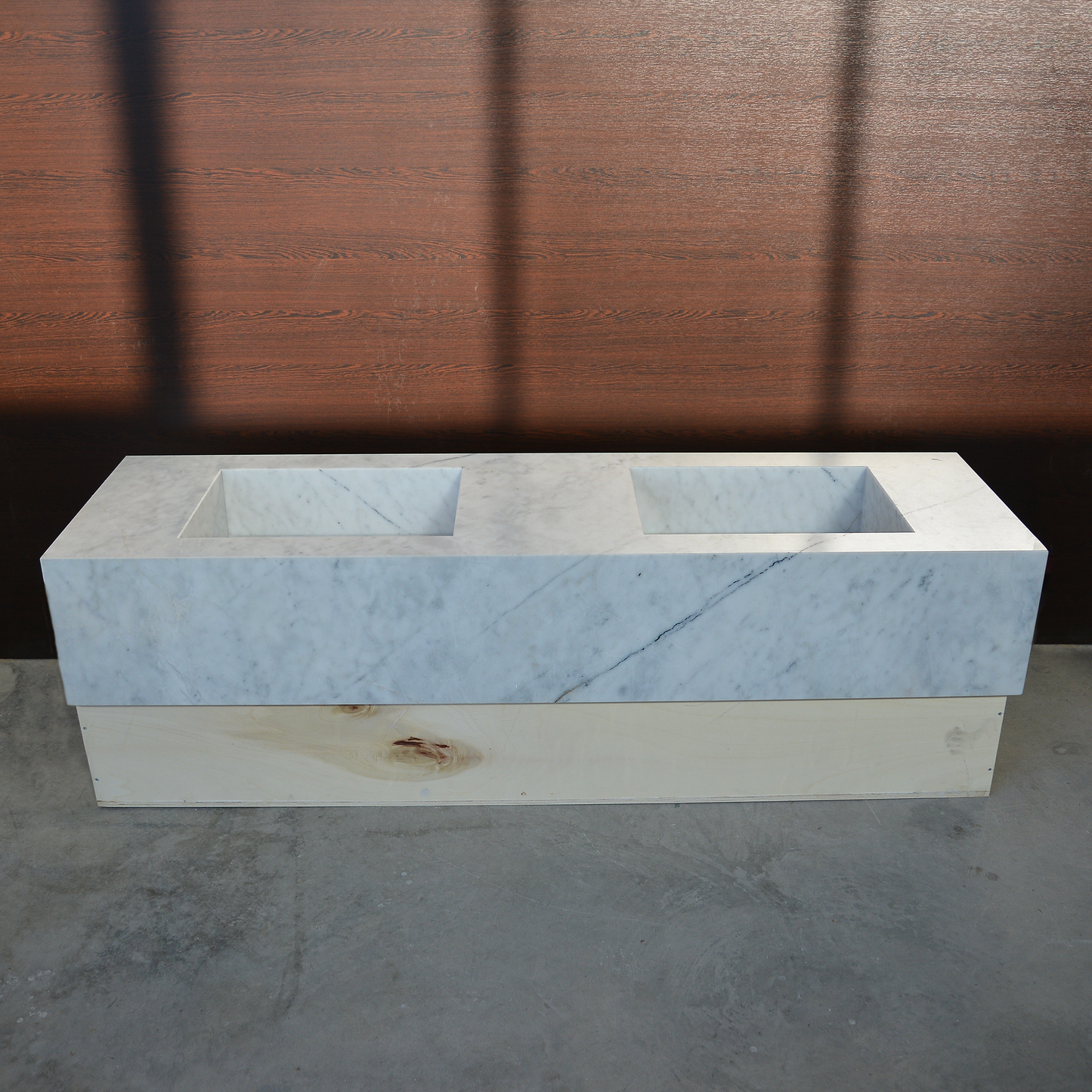 Lilac Marble Handcrafted Sink - Custom Sculptural Statement Bathroom Vanity Piece