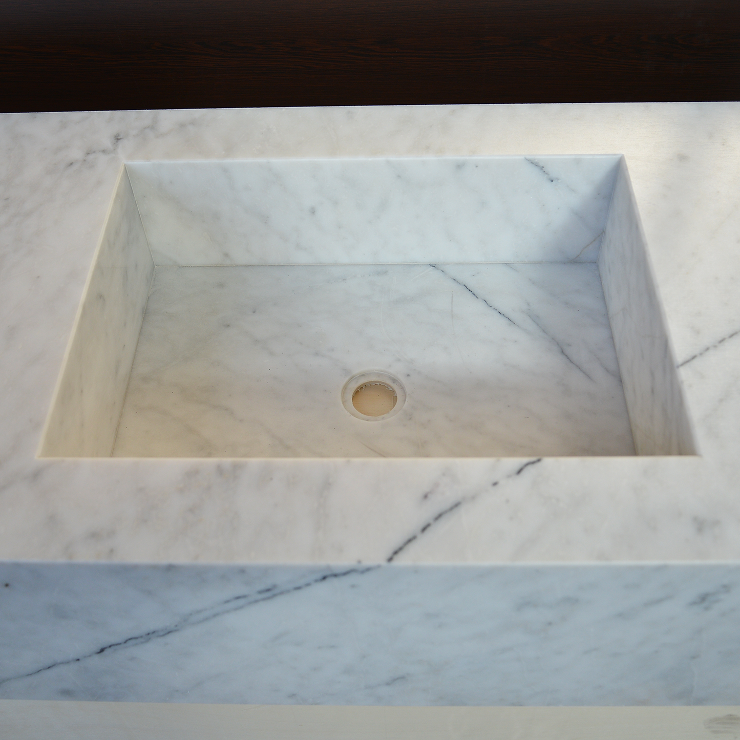 Lilac Marble Handcrafted Sink - Custom Sculptural Statement Bathroom Vanity Piece
