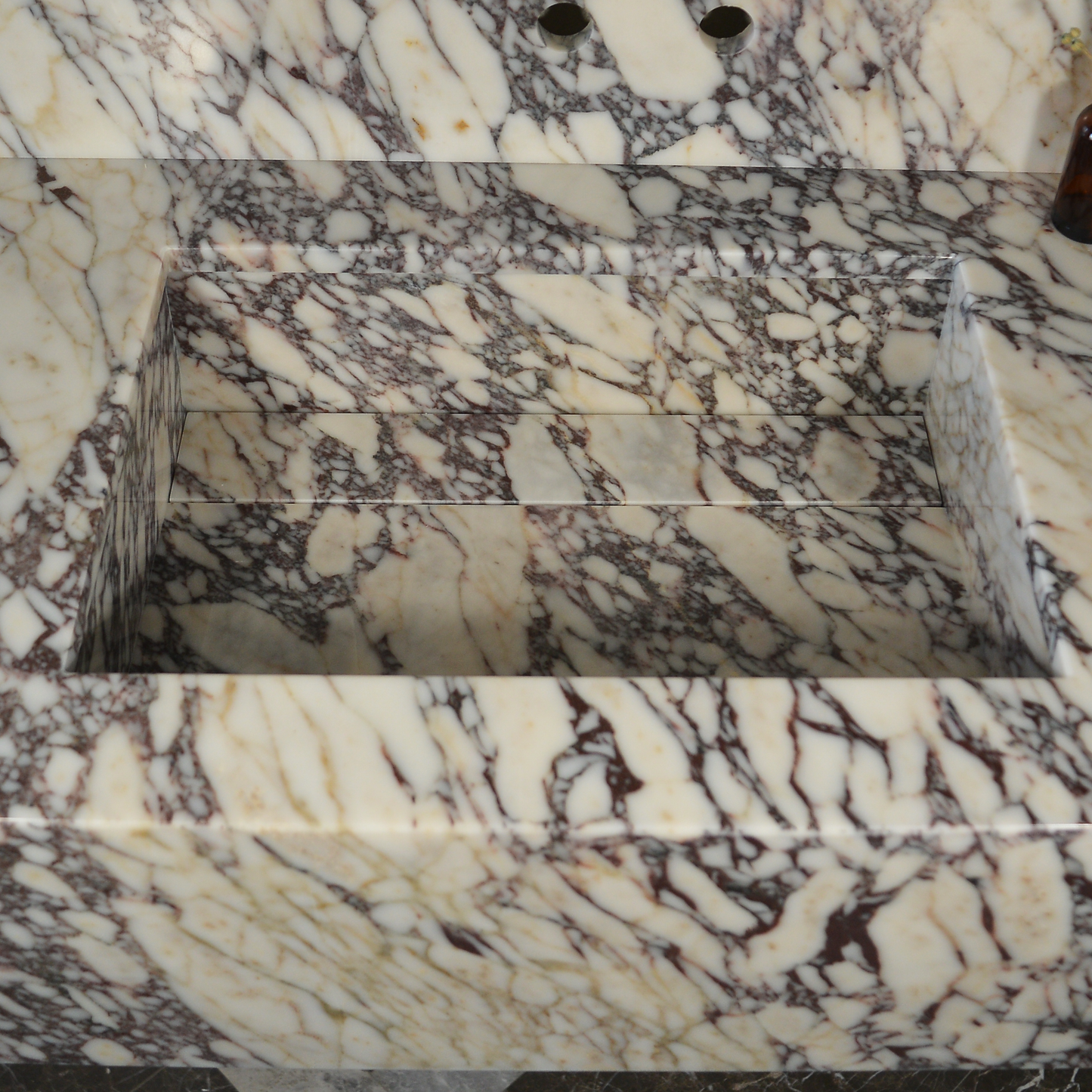 Calacatta Viola Premium Natural Marble Sink - Custom Handcrafted