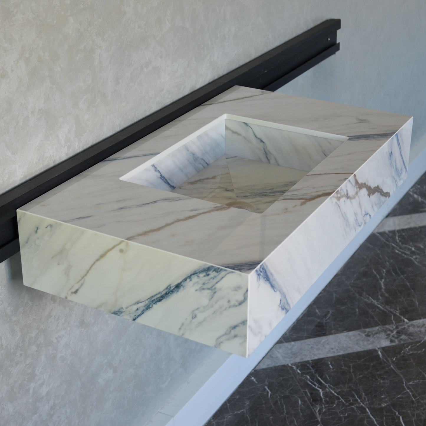 Engineered Porcelain Sink Dekton Onirika Trance - Handcrafted