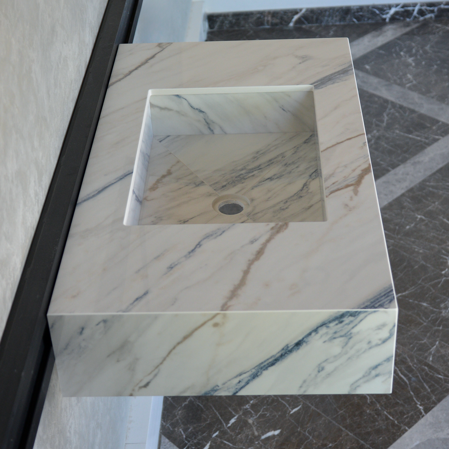 Engineered Porcelain Sink Dekton Onirika Trance - Handcrafted