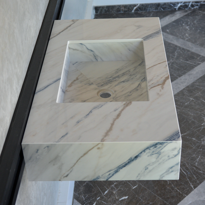 Engineered Porcelain Sink Dekton Onirika Trance - Handcrafted