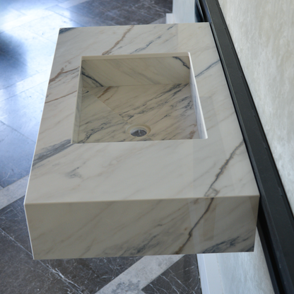 Engineered Porcelain Sink Dekton Onirika Trance - Handcrafted