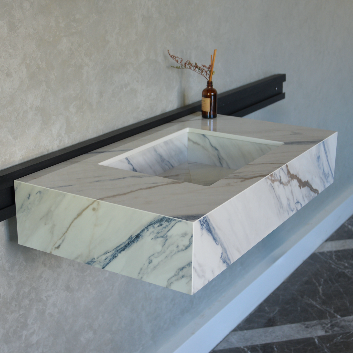 Engineered Porcelain Sink Dekton Onirika Trance - Handcrafted