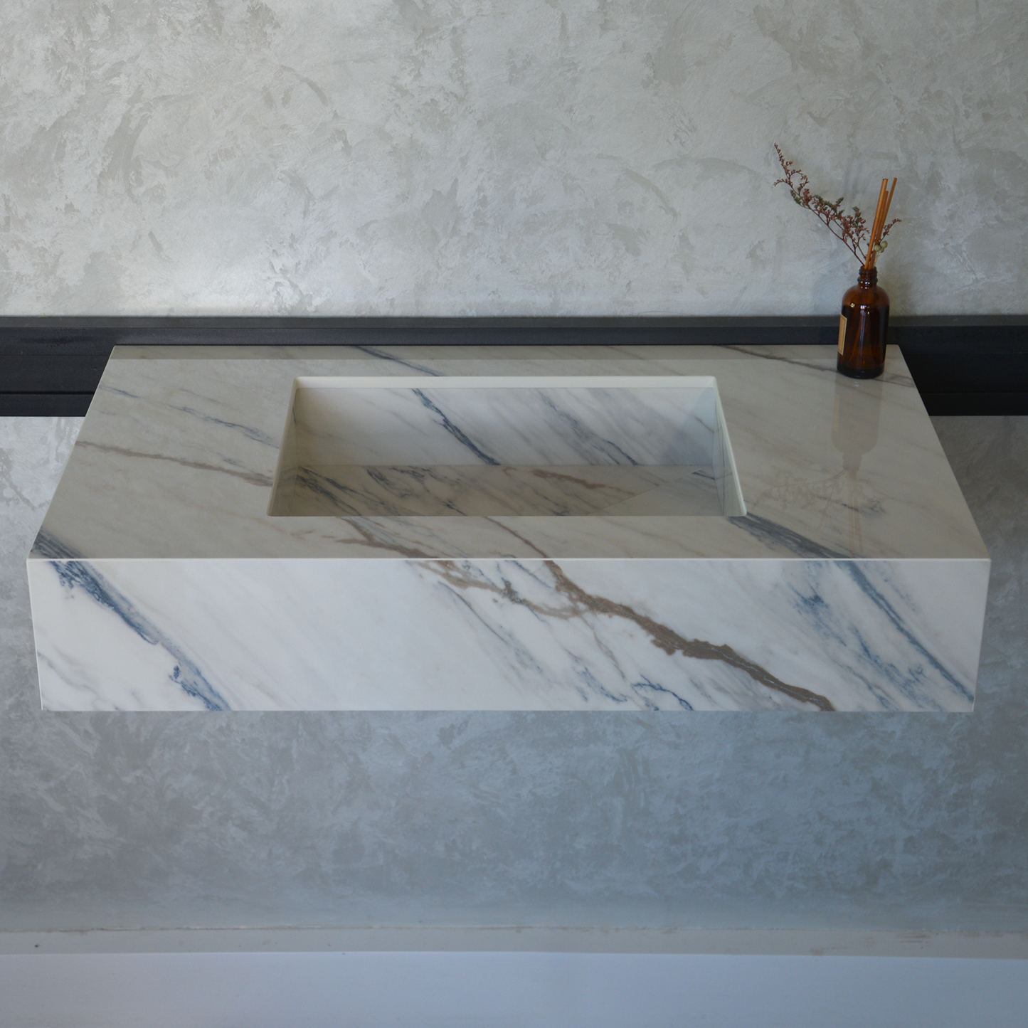 Engineered Porcelain Sink Dekton Onirika Trance - Handcrafted