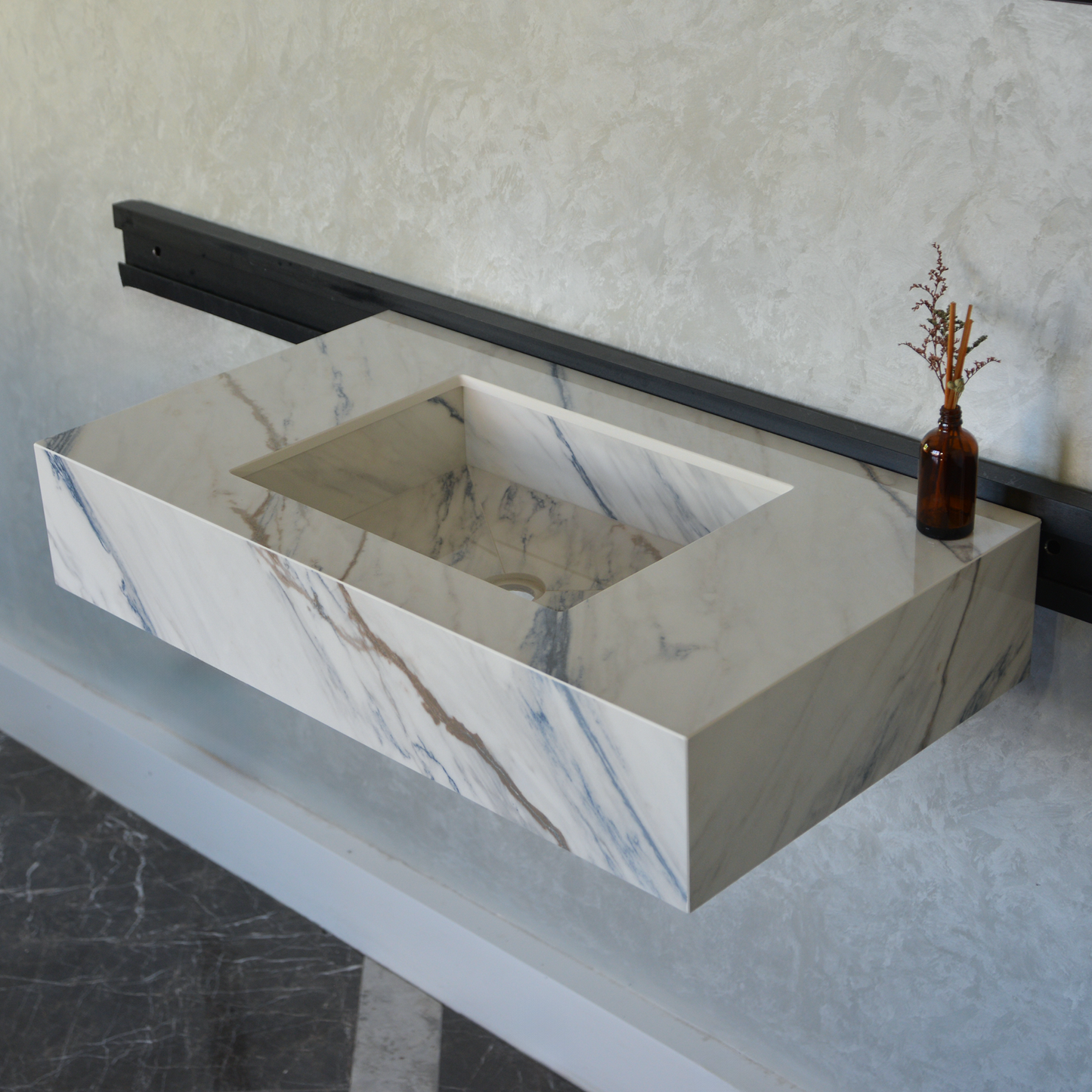 Engineered Porcelain Sink Dekton Onirika Trance - Handcrafted