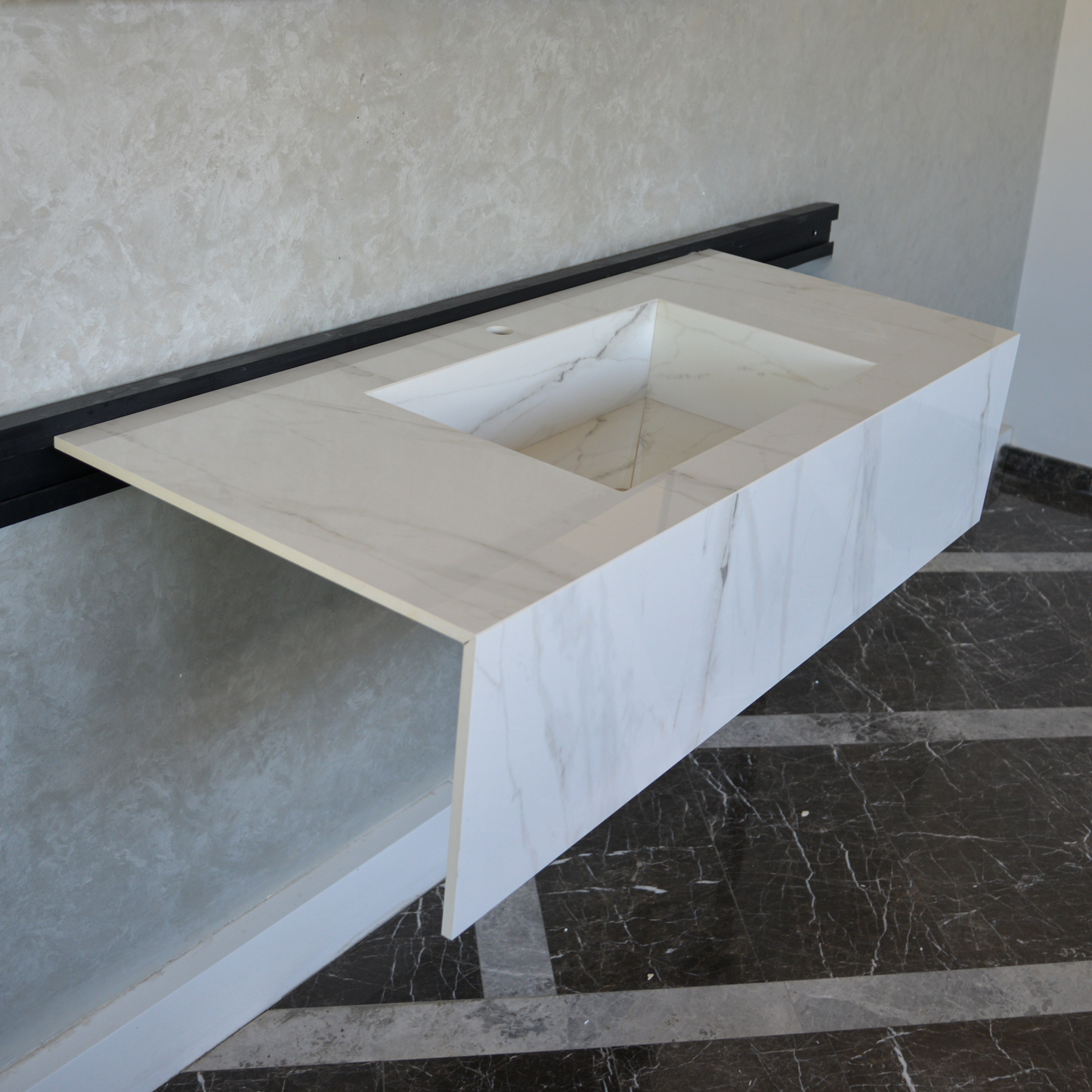 Calacatta Glory Engineered Porcelain Sink - Handcrafted Italian