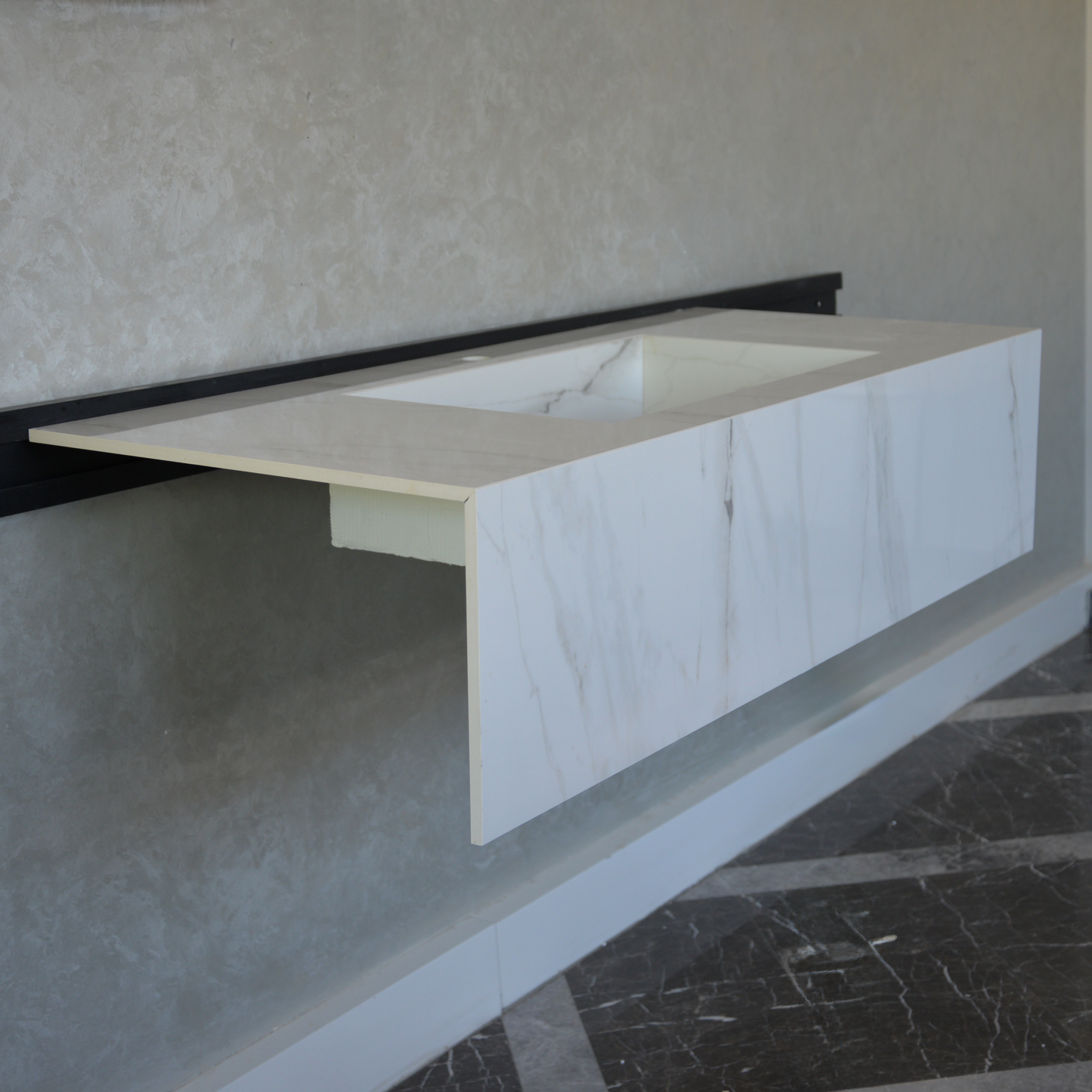 Calacatta Glory Engineered Porcelain Sink - Handcrafted Italian