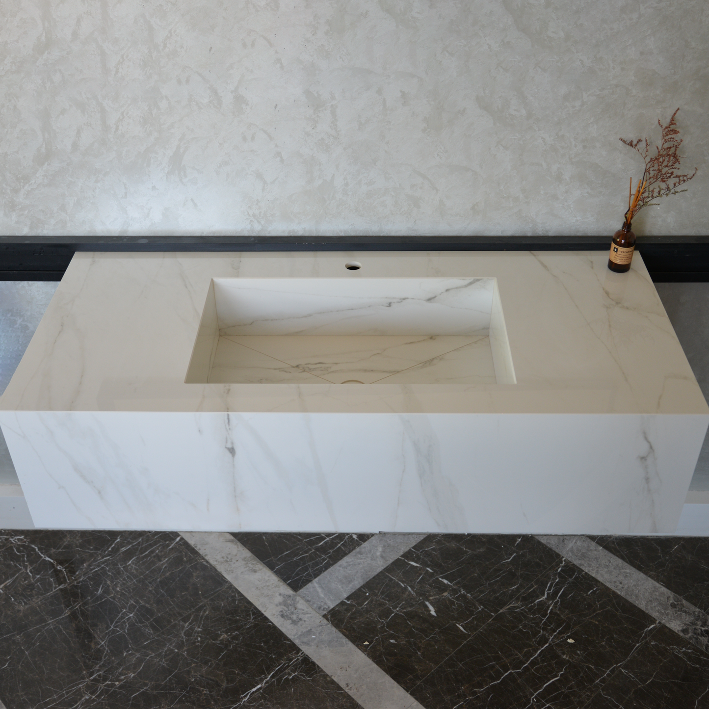 Calacatta Glory Engineered Porcelain Sink - Handcrafted Italian
