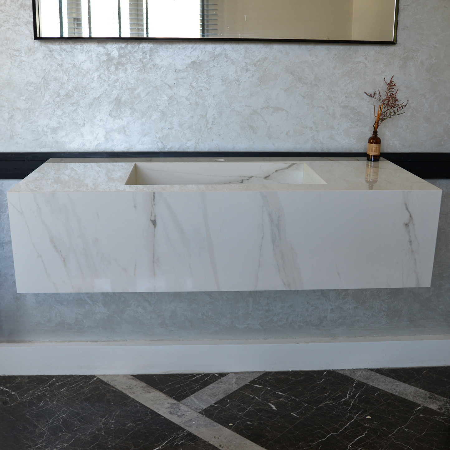 Calacatta Glory Engineered Porcelain Sink - Handcrafted Italian