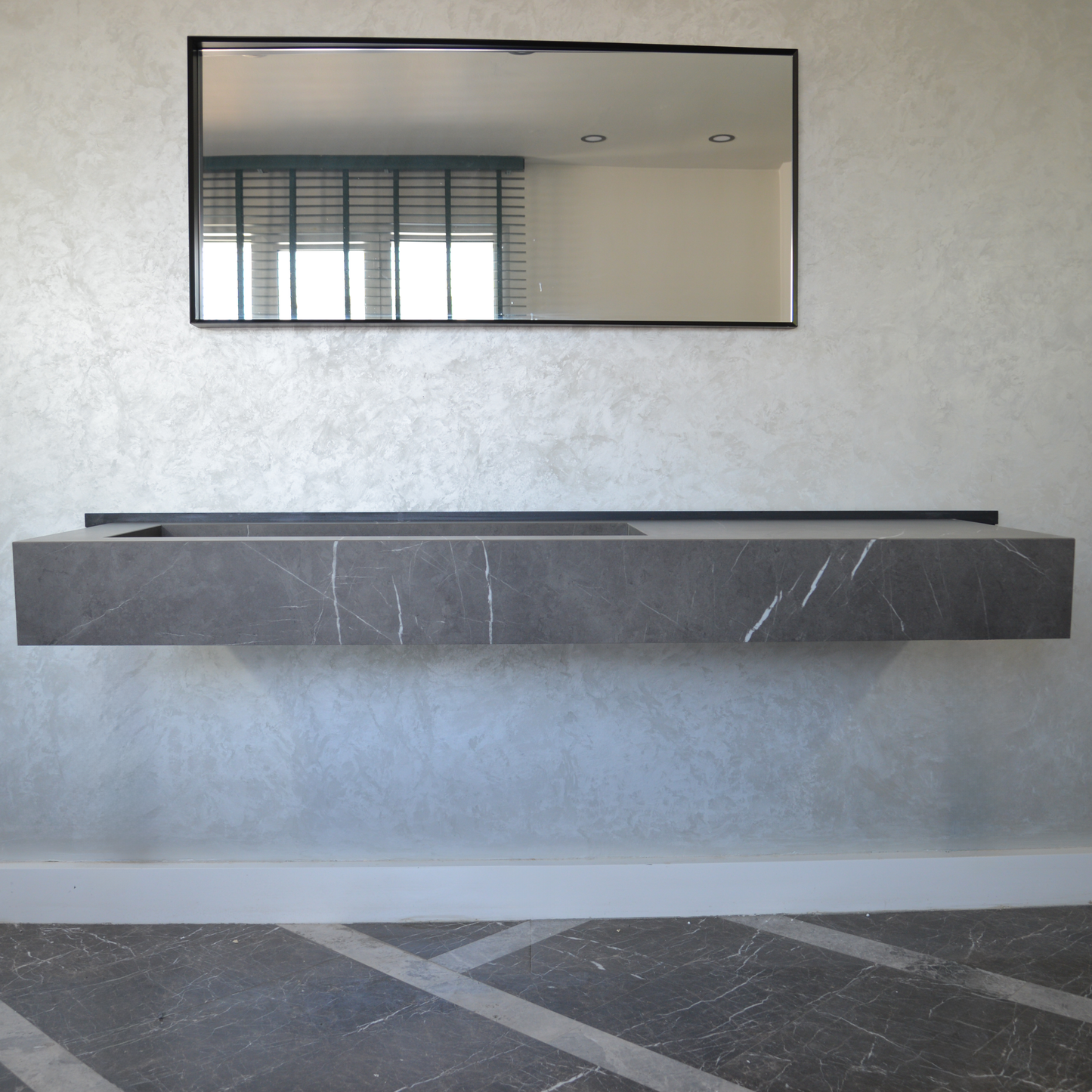Pietra Grey Engineered Stone Sink - Premium Handcrafted Italian