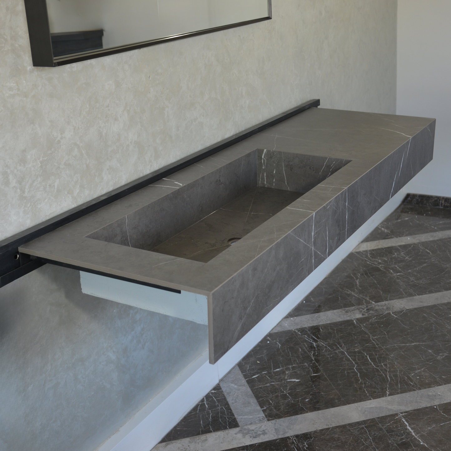 Pietra Grey Engineered Stone Sink - Premium Handcrafted Italian