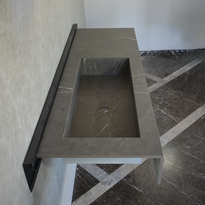 Pietra Grey Engineered Stone Sink - Premium Handcrafted Italian