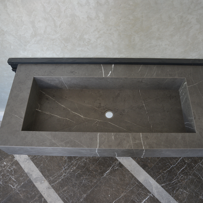 Pietra Grey Engineered Stone Sink - Premium Handcrafted Italian