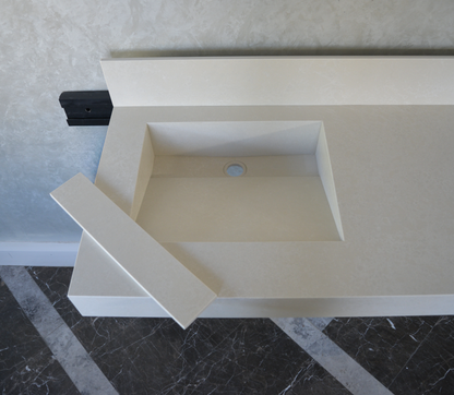 Engineered Quartz Double Sink - Handcrafted Custom Premium Design