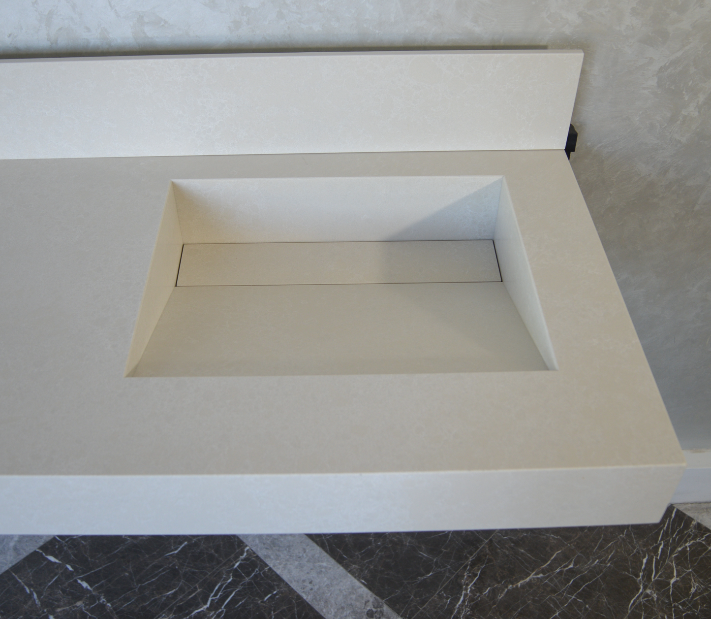 Engineered Quartz Double Sink - Handcrafted Custom Premium Design